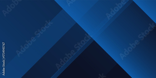 Blue black abstract background geometry shine and layer element vector for presentation design. Suit for business, corporate, institution, party, festive, seminar, and talks