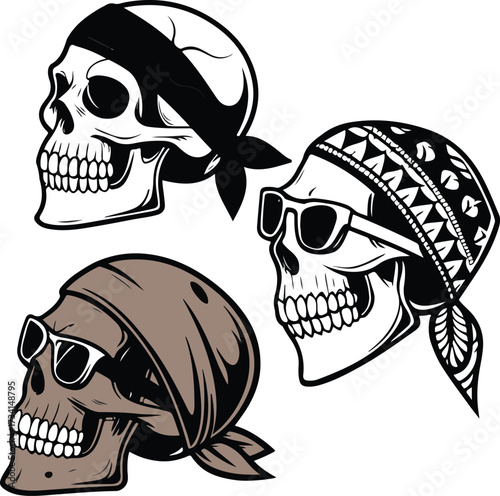 pirate skull and crossbones