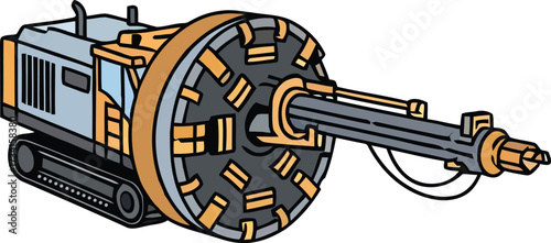 Tunnel boring machine, a specialized piece of equipment for underground construction