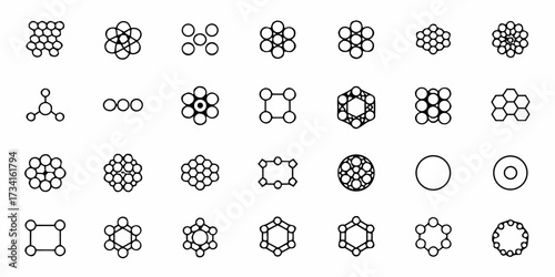Discover a diverse collection of scientific and abstract molecular structures, atomic models, and geometric patterns ideal for educational materials, tech concepts, and innovative design projects.