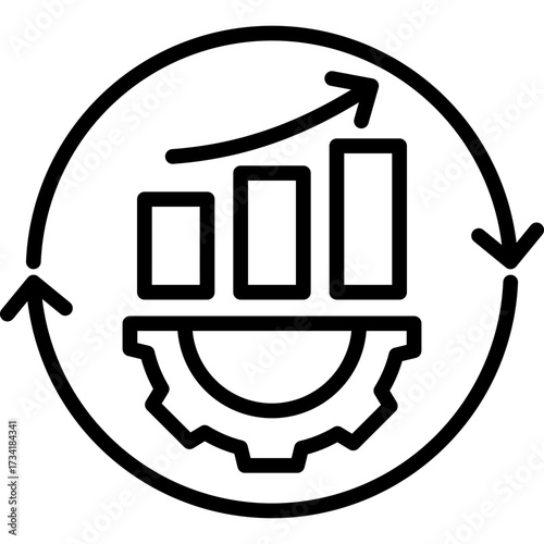 Continuous Improvement line icon