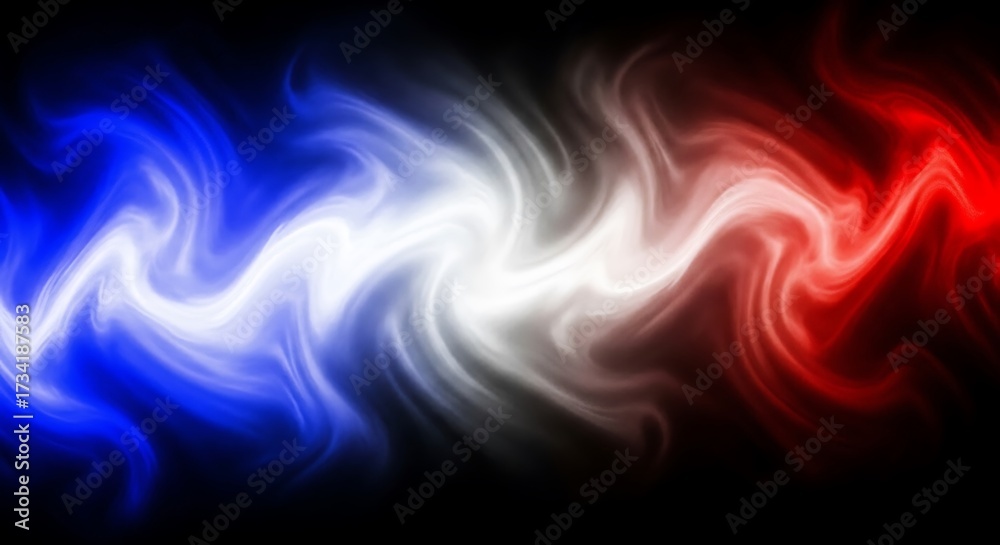 Obraz premium Abstract Patriotic Colors.