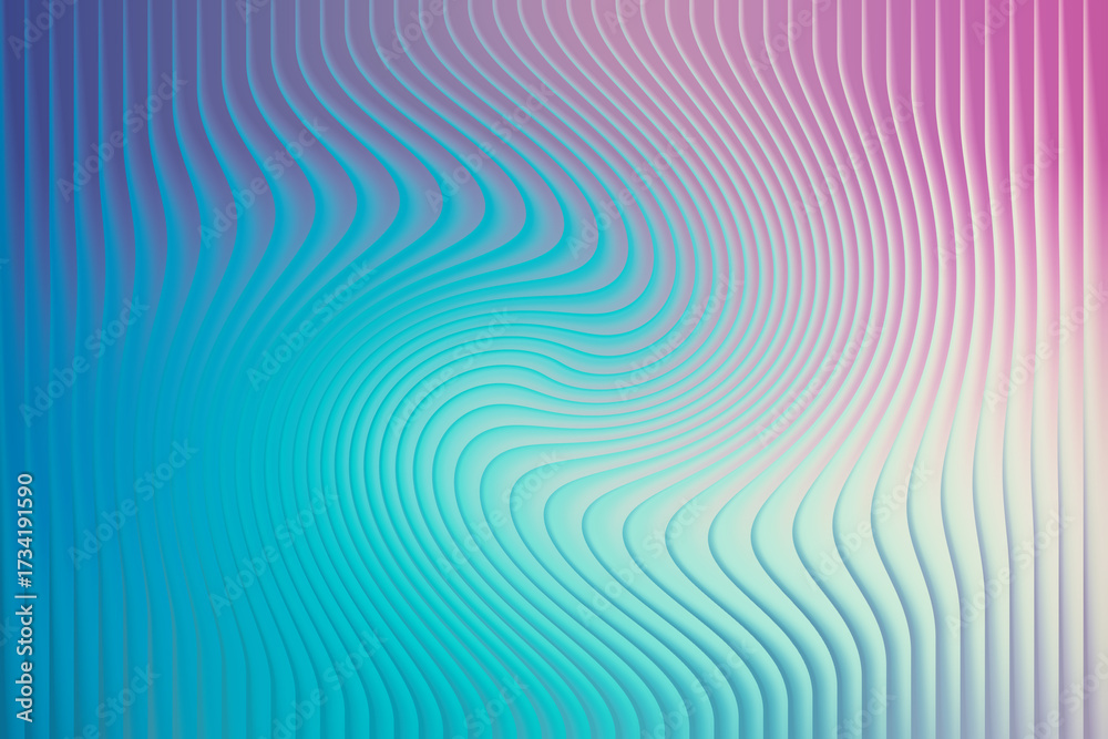 Obraz premium Abstract swirling pattern with vibrant blue, teal, and pink gradient colors