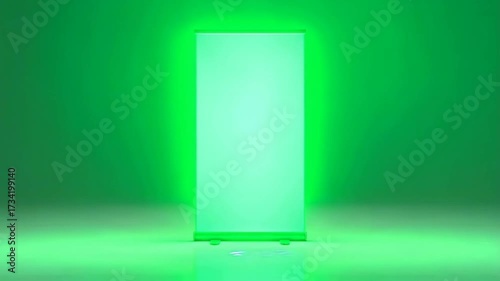 Using Green Screen Pull-up Banner Stand for Video Editing and Special Effects
