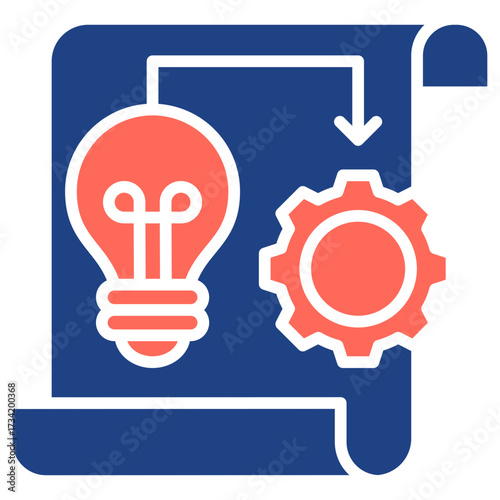 Implementation Plan glyph color icon