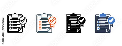 Standards Compliance multiple icon style vector illustration