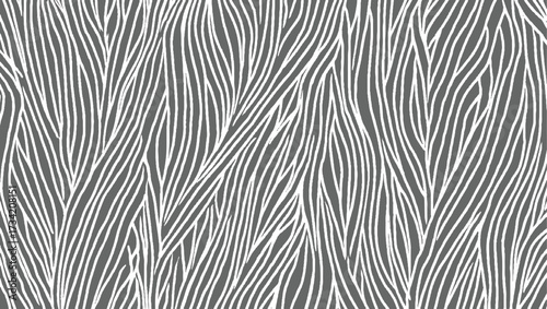 Vector abstract featuring abstract organic wavy lines pattern. Scalable design suitable for various applications.