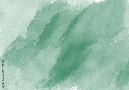 Dark green watercolor grunge background