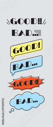 Evaluation Icon Set (color) – 資料作成用 GOOD・BAD 判定アイコン集(カラー)