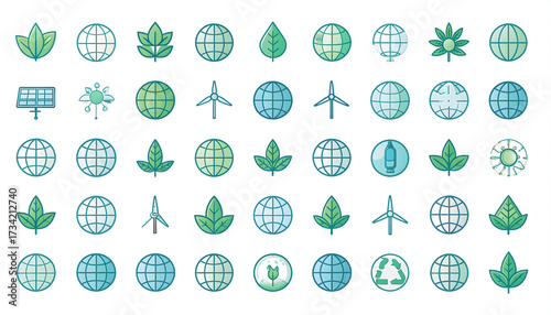 Climate Commitment Infographic Concept.
