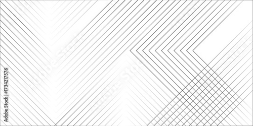 Fotografía Diagonal stripe oblique, slanting lines gradient abstract art modern geometric vector pattern background