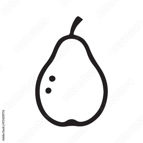 nice a  plum cool vector icon design on white background design