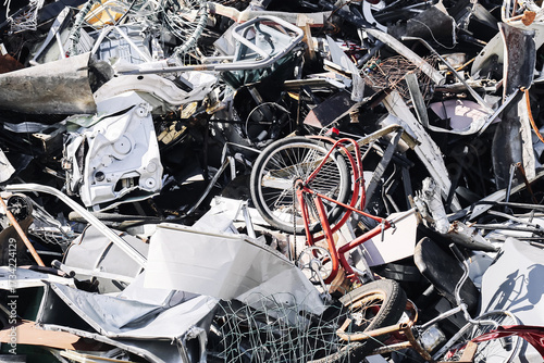 Slika na platnu Scrap metal pile