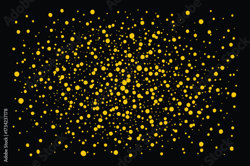 Abstract Black and White Speckled Texture Background
