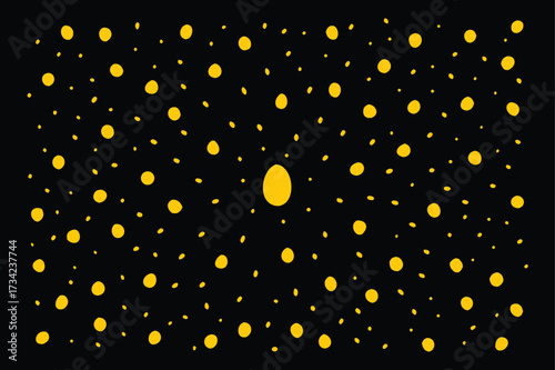 Abstract Black and White Speckled Texture Background