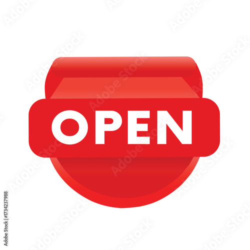 Open banner art design vector eps. Sale Shopping Tags design for advertising elements.