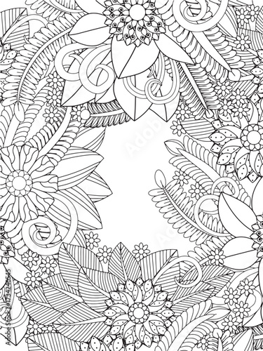 Summer Flowers Coloring Pages