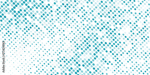 dot Vector Gradient Blue Color Halftone Background Staggered Dots Pattern modern dotted