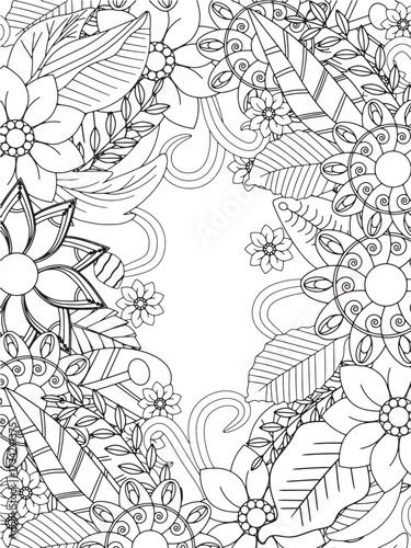 Summer Flowers Coloring Pages