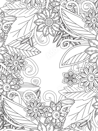 Summer Flowers Coloring Pages