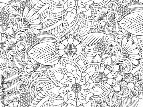 Summer Flowers Coloring Pages