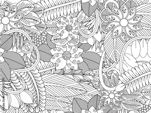 Summer Flowers Coloring Pages