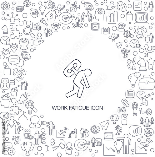 Work Fatigue Icon