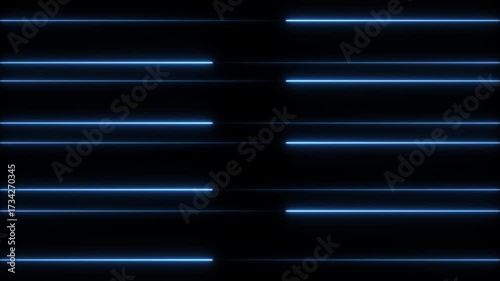 Abstract glowing red color neon line background animation. line glowing animation black background and creating a stunning 4k video.