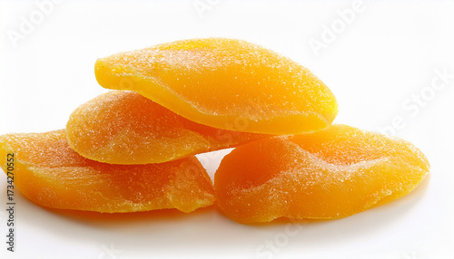 Heap Of Mango Candy Isolated