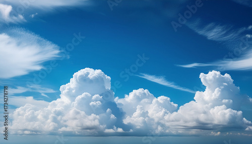 Blue Sky Background With Clouds Beautiful Clouds Sky Background