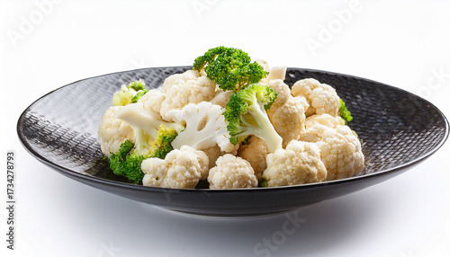 Cauliflower Salad Isolated On White And Transparent Background