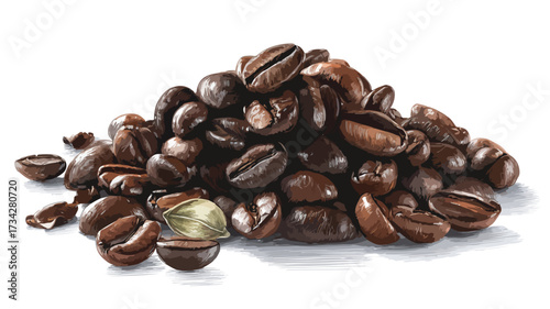 Coffee Beans and Seeds Bunch for Professional Use