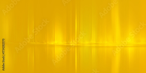 Abstract light glowing blurred colorful soft or lite yellow or orange background, Bright lemon yellow to soft orange cheerful gradient polished abstract background with various geometric lines.