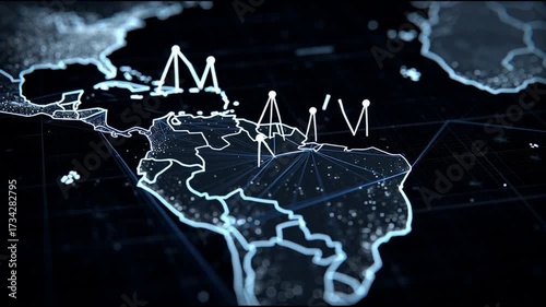 entire An to in sharp America of focus well-defined and Florida map Latin precise borders with country state 63383922 1