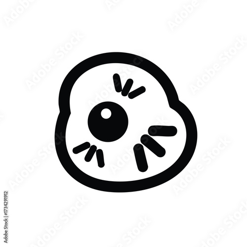 Close-up of a sliced kiwi fruit showing vibrant green flesh, tiny black seeds, and a fuzzy brown skin on a plain