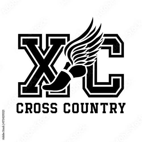 Track .Track and Field Svg.Cross Country. Vector logo illustration of running athlete silhouette clipart. Digital Download	