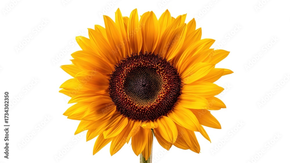 Obraz premium Bright Sunflower Close - up - Natural & Positive Decoration Material