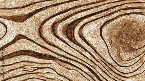Detailed 4K Wooden Texture Background Illustration