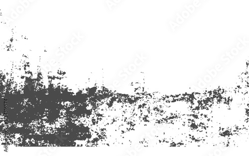 Dirty brown grime texture overlay on transparent background.Rough black and white texture vector.grunge brush stroke with splatters of paint stroke