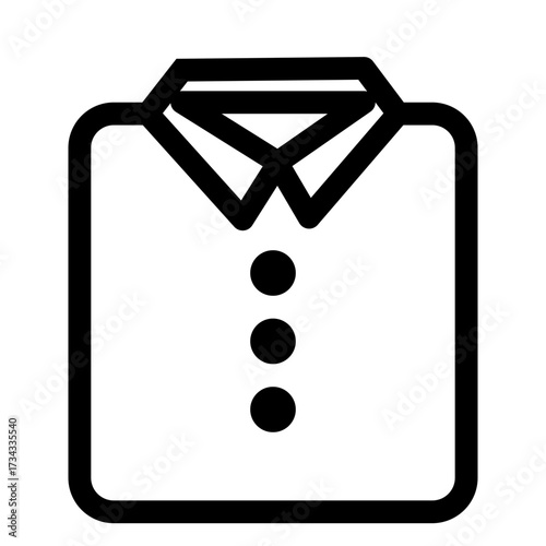 Clean Folded Shirt Icon