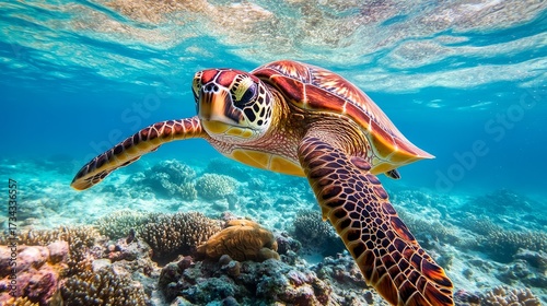 Interacting positively with sea turtles while diving, and knowing how to behave around them