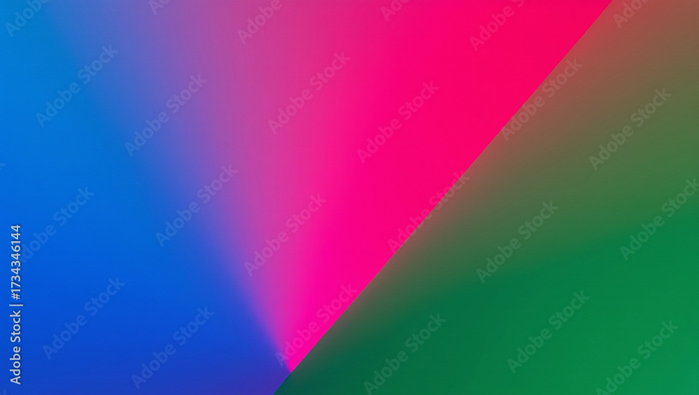 Obraz premium Abstract geometric gradient with vibrant pink magenta blue and green color transition pixelated art