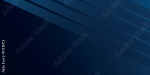 Abstract background gradient dark navy blue banner simple abstract