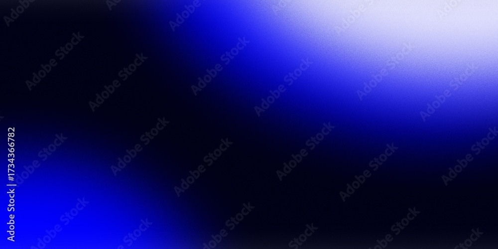 Fototapeta premium Abstract gradient dark blue glowing background with noise and grainy texture
