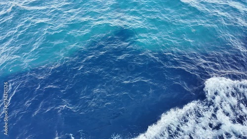 Wallpaper Mural Waves of water of the river and the sea meet each other during high tide and low tide Torontodigital.ca