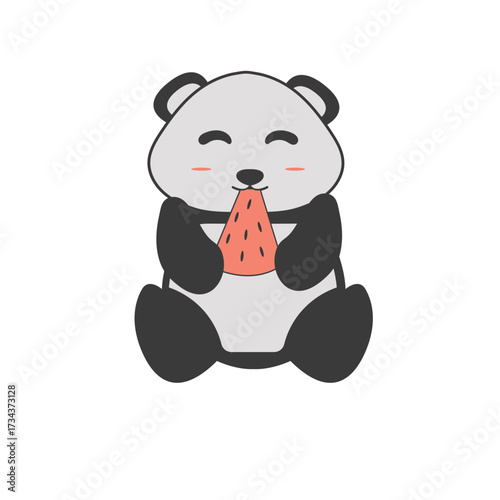 Cuta Panda Illustration