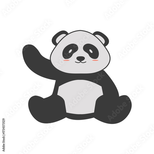 Cuta Panda Illustration