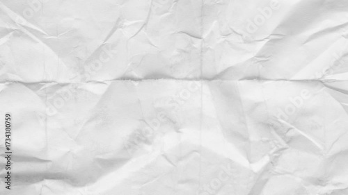 Crumpled White paper texture animated Background Loop 4K. Concept of free space for text or images - 4K stock video