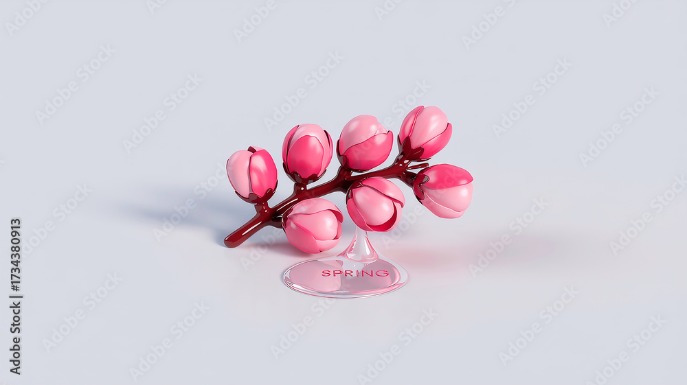 Fototapeta premium Spring Website Collection: Visual Navigation Without Words