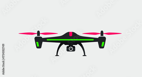 vector illustration of a plane